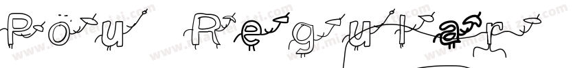 Pou Regular字体转换